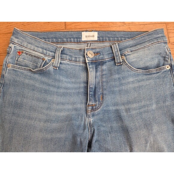Hudson Jeans Women's Size 29" Denim Light Washed Blue Harkin Crop Super Skinny - Picture 2 of 7